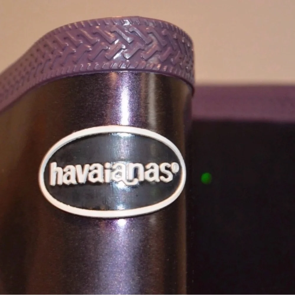 Havaianas Women's Tall Shiny Plum Purple Rain Boots